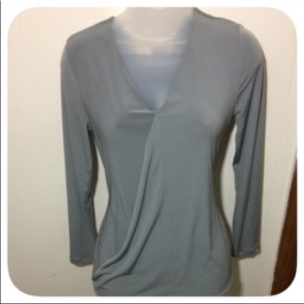 Banana Republic Cross Over Silk Top